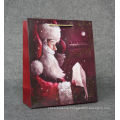 Christmas Printing Paper Bag with Foil Hot Stamping